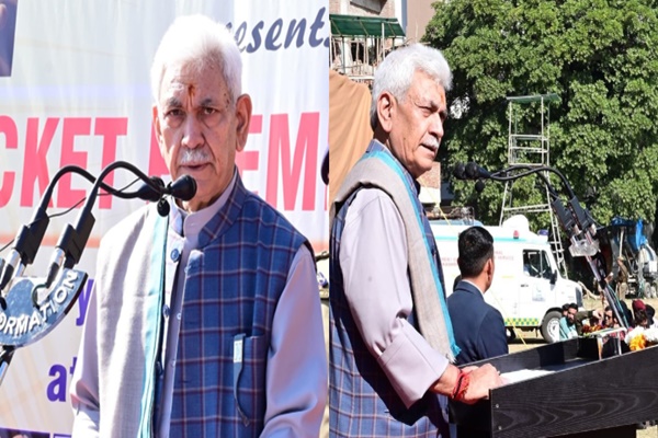 LG Manoj Sinha Reaffirms Army’s Strength & Commitment to Eradicate Terrorism in J&K