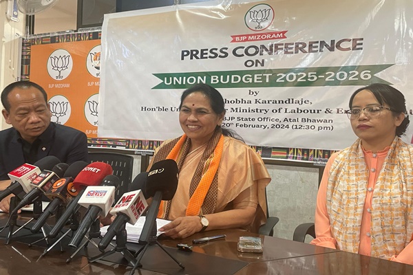 Govt allocating more funds & accelerating infrastructure development in Northeast.: MoS Shobha Karandlaje