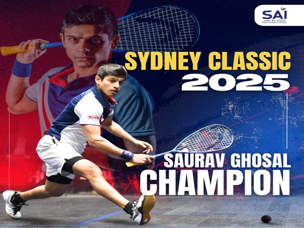 Squash: Saurav Ghosal Wins PSA Challenger Title at Octane Sydney Classic