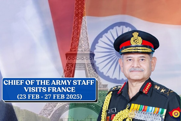 ভাৰত-ফ্রান্স প্ৰতিৰক্ষা সহযোগিতা শক্তিশালী কৰাৰ উদ্দেশ্যে উপেন্দ্ৰ দ্বিবেদী কালি ফ্রান্সলৈ ৰাওনা