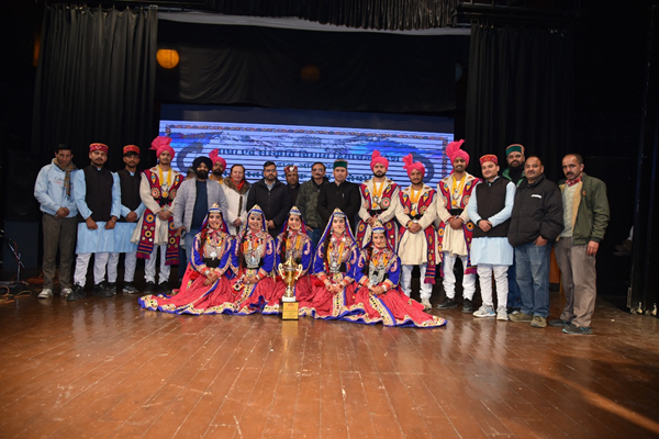 भाषा एवं संस्कृति विभाग की ओर से राज्य स्तरीय लोक नृत्य प्रतियोगिता का समापन समारोह आयोजित