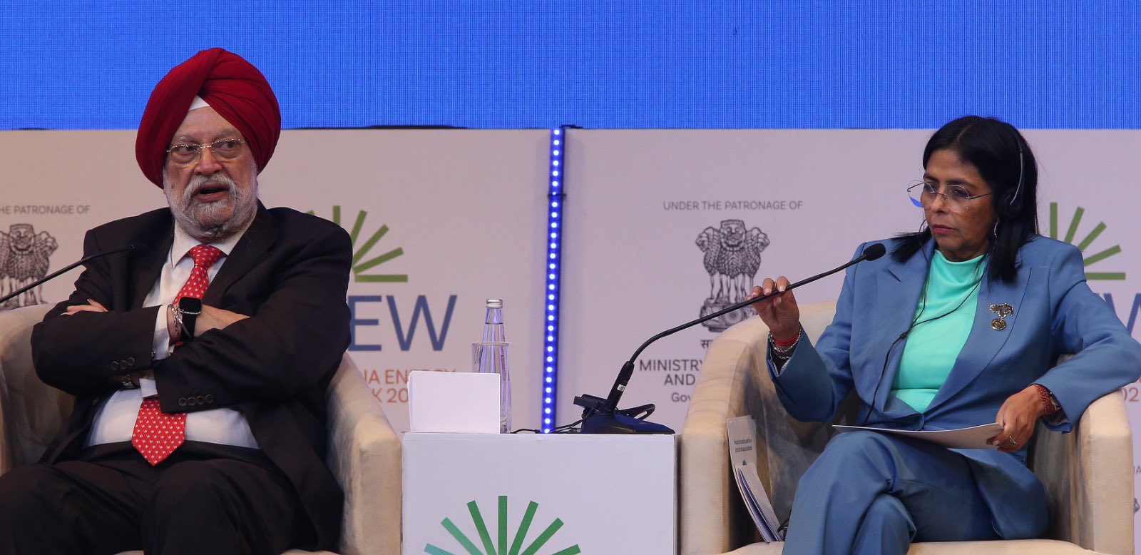 Union Minister Hardeep Singh Puri participates in India Energy Week in New Delhi