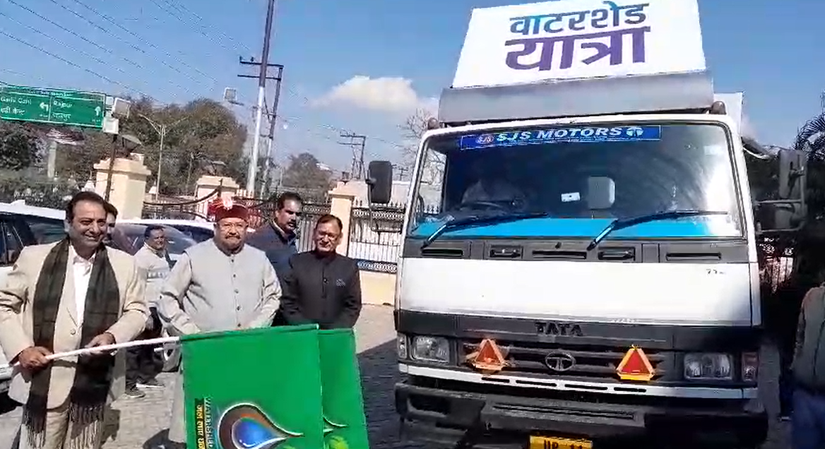 जलागम मंत्री सतपाल महाराज ने आज देहरादून में वॉटर शेड यात्रा अभियान का शुभारंभ किया