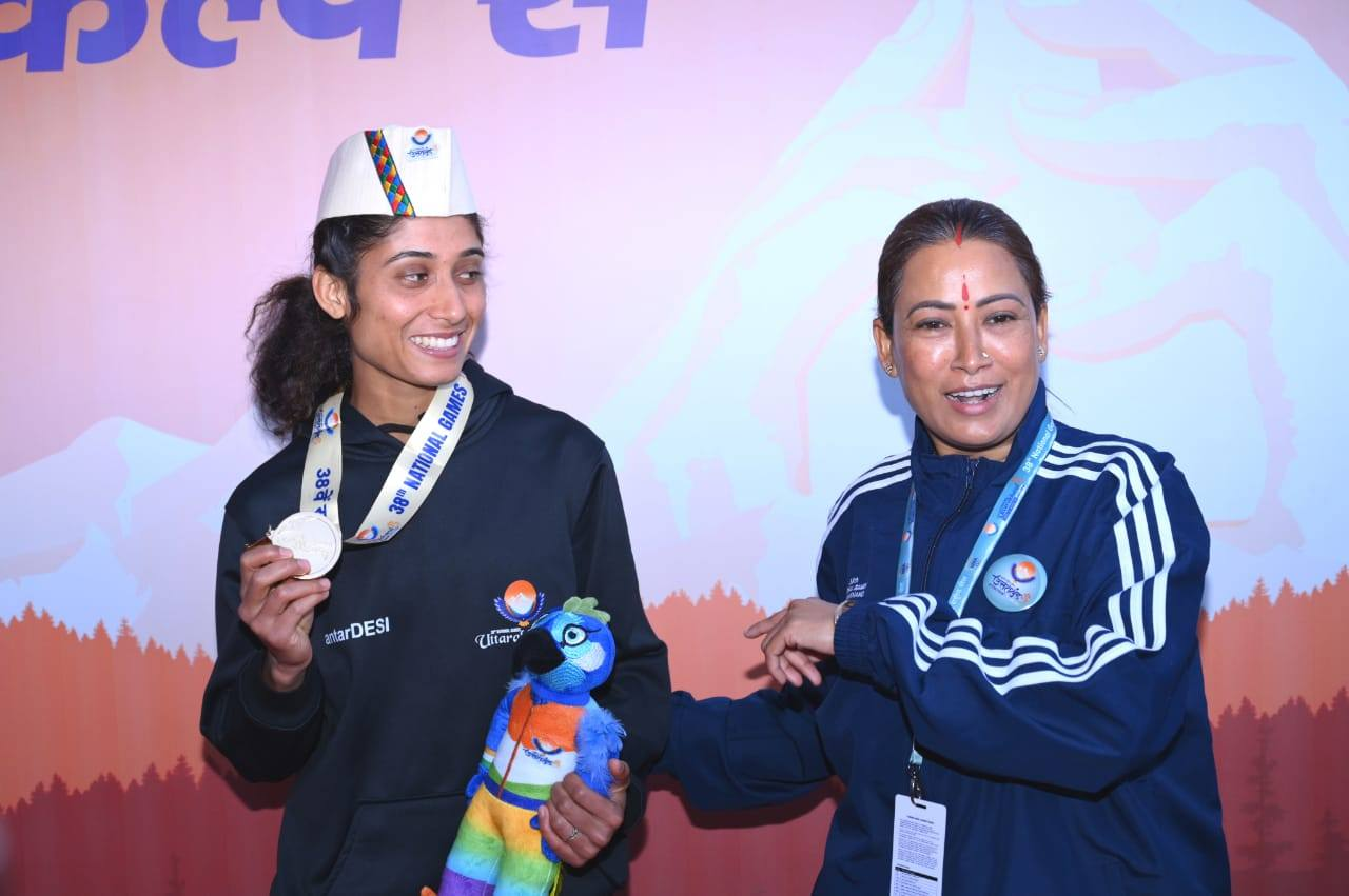 राष्ट्रीय खेलों में उत्तराखंड ने आज दो स्वर्ण पदक अपने नाम किए