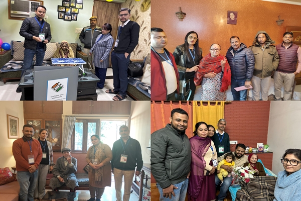 Home Voting Facility Sees Strong Response from Senior Citizens & Differently-Abled in Delhi Polls