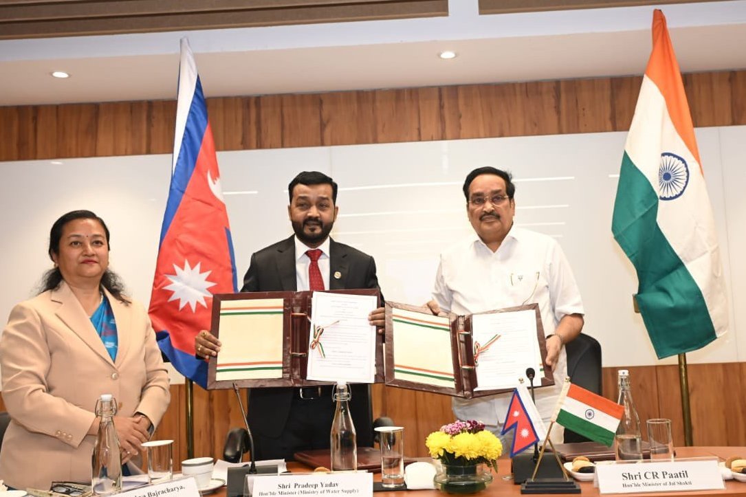 भारत और नेपाल ने जल स्वच्छता, अपशिष्ट प्रबंधन और आरोग्य क्षेत्र में सहयोग बढ़ाने के लिए नई दिल्‍ली में एक समझौता ज्ञापन पर हस्ताक्षर किए