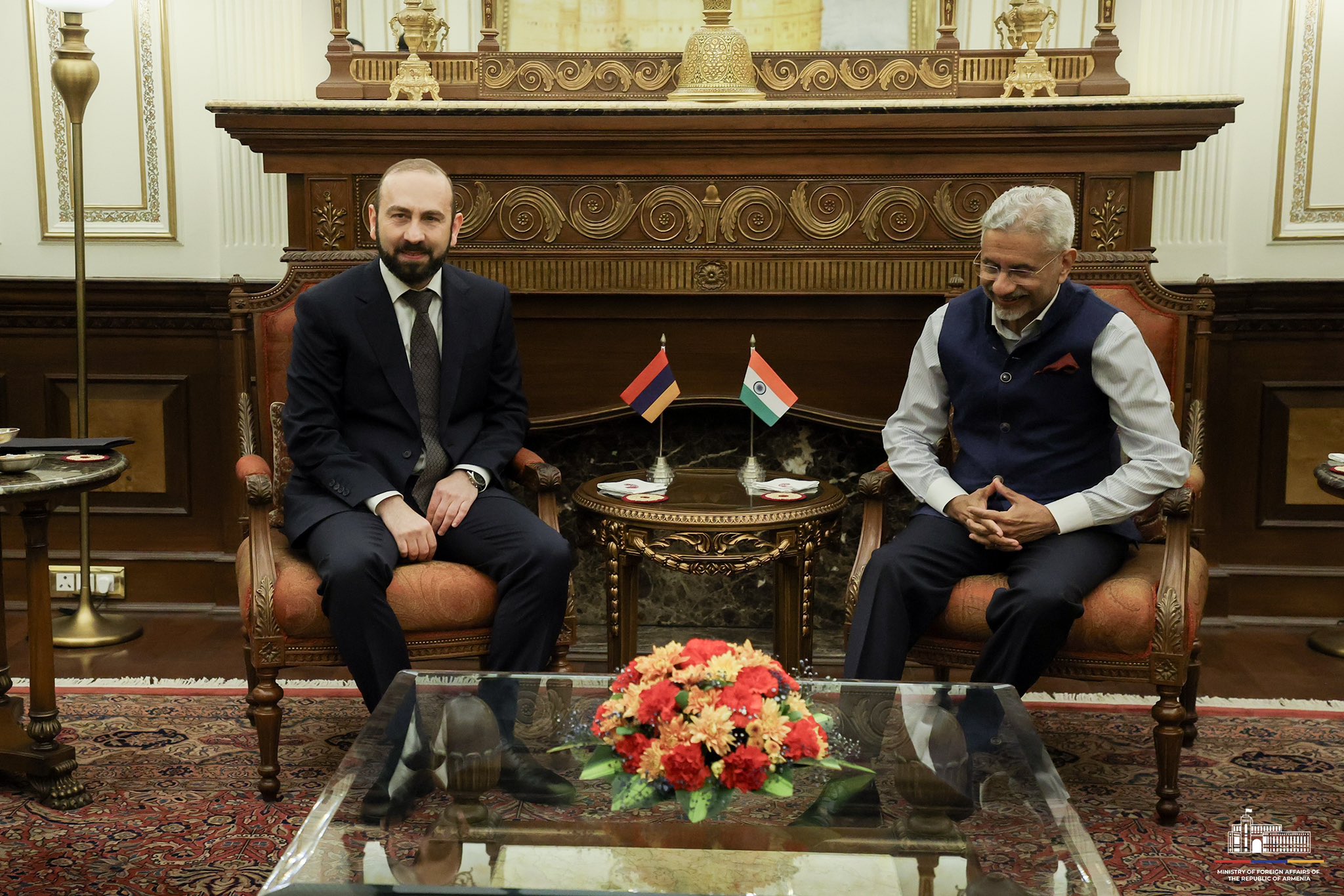 अर्मेनिया के विदेश मंत्री अरारत मिर्जोयान ने भारत के गर्मजोशी भरे स्वागत और आतिथ्य के लिए आभार व्यक्त किया