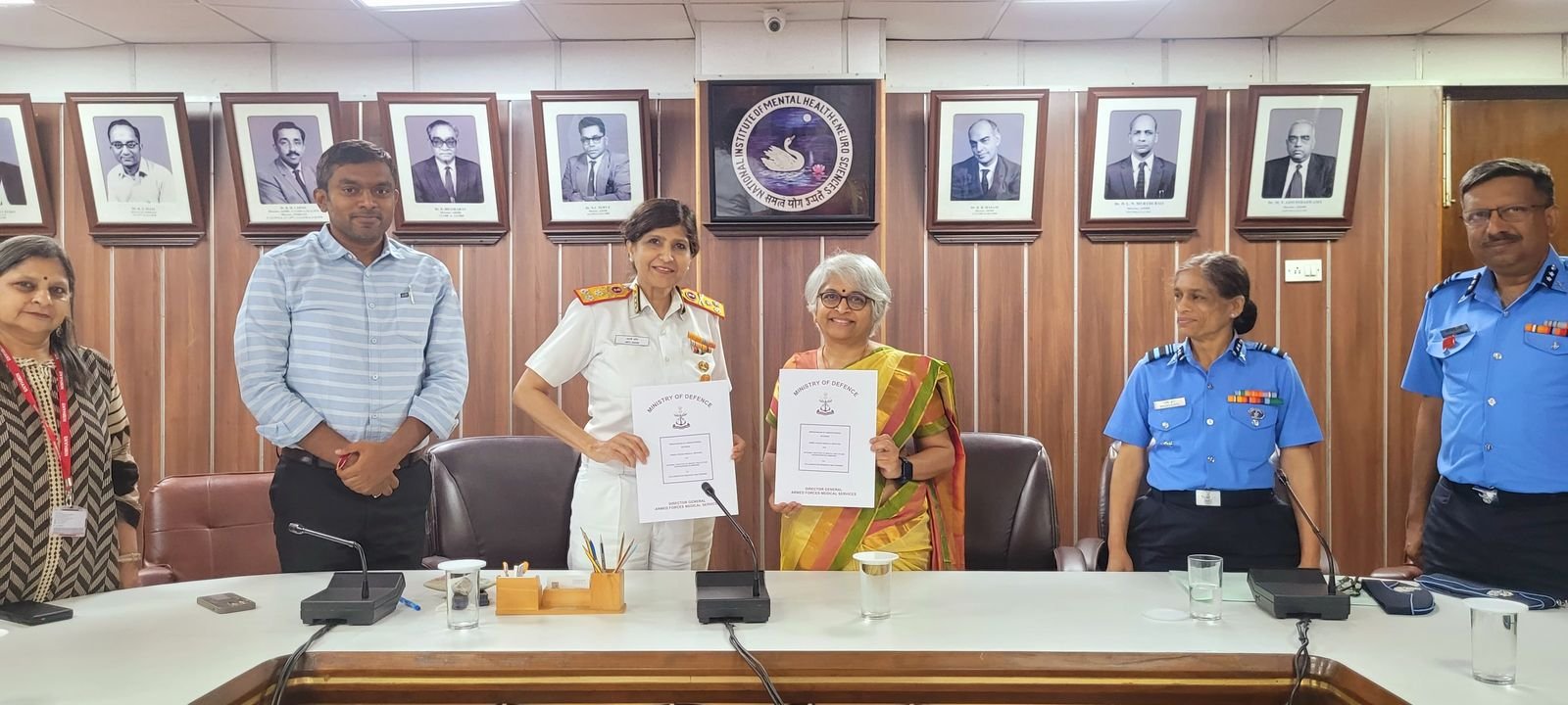 एएफएमएस और निमहंस ने समझौता ज्ञापन पर हस्ताक्षर किए