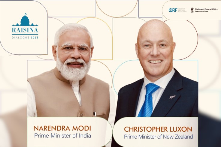 प्रधानमंत्री नरेंद्र मोदी आणि ख्रिस्तोफर लक्झन यांच्या हस्ते रायसीना संवाद २०२५चं उद्घाटन