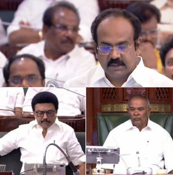 TamilNadu Budge: अर्थमंत्री थंगम थेन्नारसू यांच्याकडून अर्थसंकल्प सादर