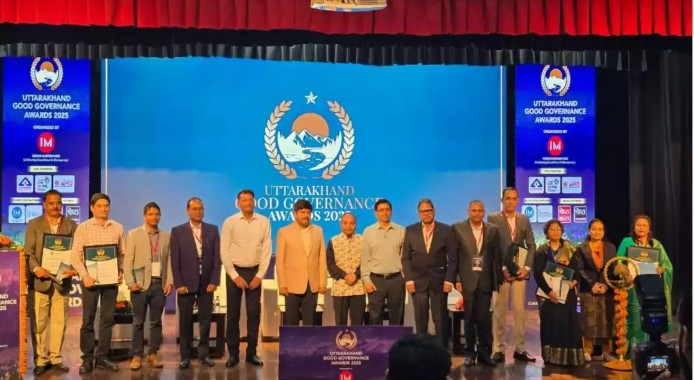 पौड़ी जिले को मिला गुड गवर्नेंस अवार्ड 2025
