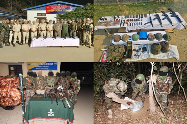 Joint Operations In Manipur By Security Forces Result In Recovery Of Arms And Ammunition