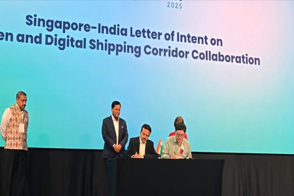 India, Singapore sign LoI for Green & Digital Shipping Corridor