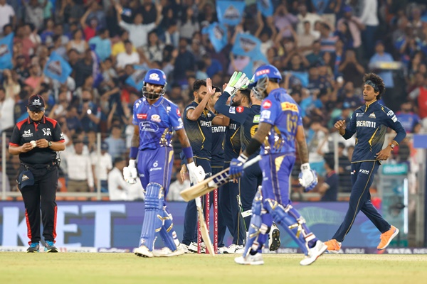 IPL: Gujarat Titans defeat Mumbai Indians by 36 runs in Ahmedabad