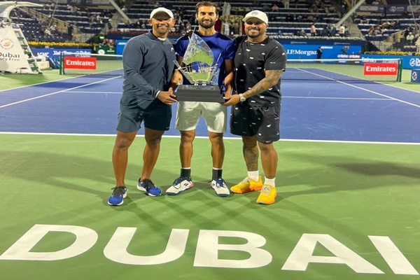 Indian-Australian duo clinch Dubai Tennis Championships doubles title