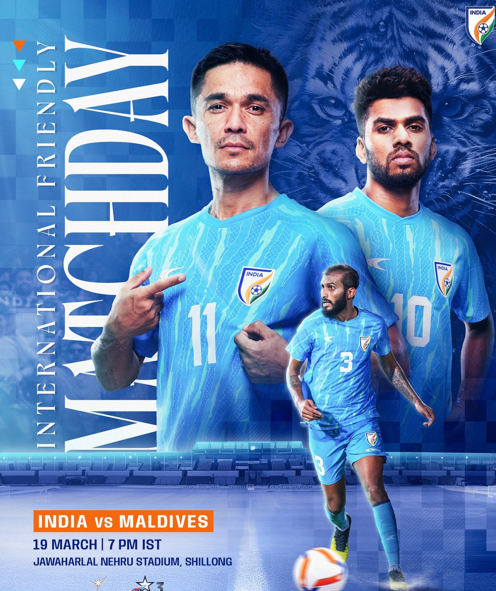 भारत और मालदीव की टीमें आज शाम शिलंग में एक अंतरराष्ट्रीय फुटबाल मैत्री मैच खेलेंगे