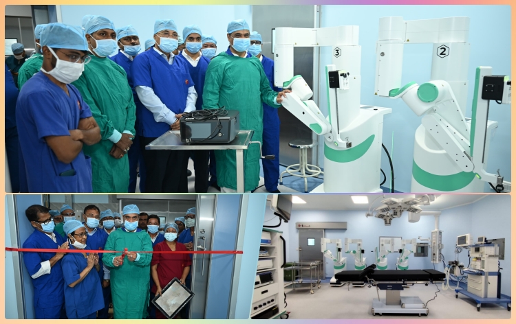 গুৱাহাটীৰ ৰাজ্যিক কৰ্কট প্ৰতিষ্ঠানত অত্যাধুনিক ৰ’ব’টিক ছাৰ্জাৰী ব্যৱস্থা মুখ্যমন্ত্রী ড° হিমন্ত বিশ্ব শৰ্মাৰ মুকলি