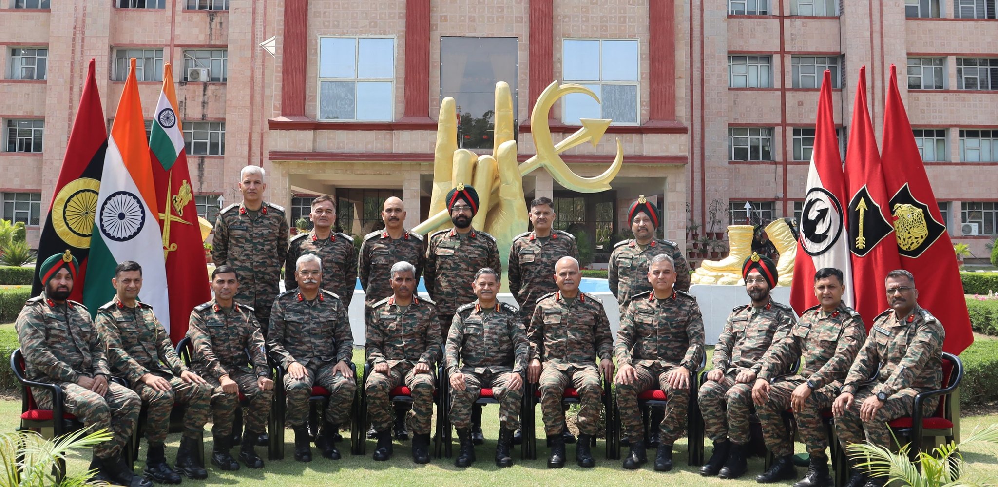 Chief of Army Staff General Upendra Dwivedi visits Headquarters Vajra Corps in Jalandhar, Punjab