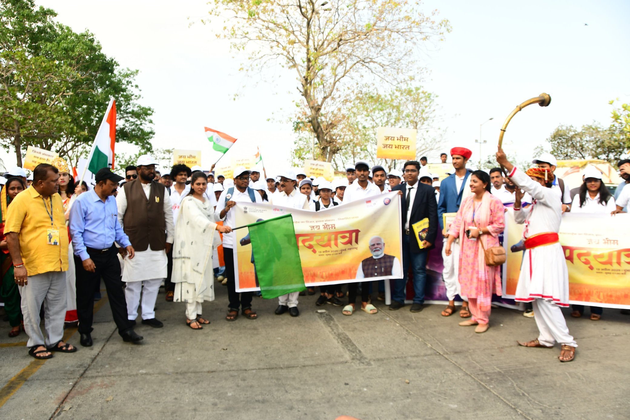 राज्यात जयभीम पदयात्रेचं आयोजन