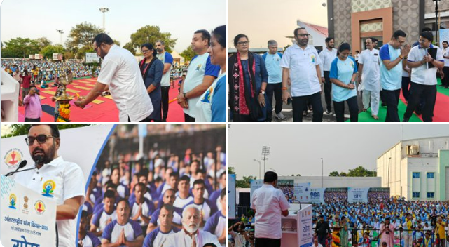 केंद्रीय आयुष मंत्रालयातर्फे योग महोत्सवाचं आयोजन