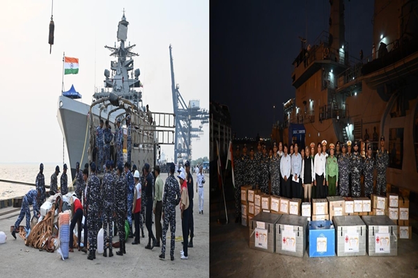 India sends 50 tonnes of aid to Myanmar after deadly earthquake