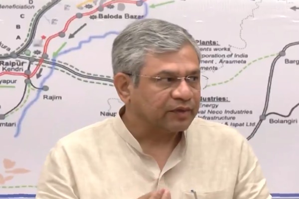 ₹8,741 Cr Rail Project to Boost Connectivity in Chhattisgarh: Minister Ashwini Vaishnaw