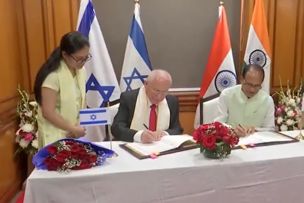 India-Israel sign agreements on bilateral agricultural cooperation