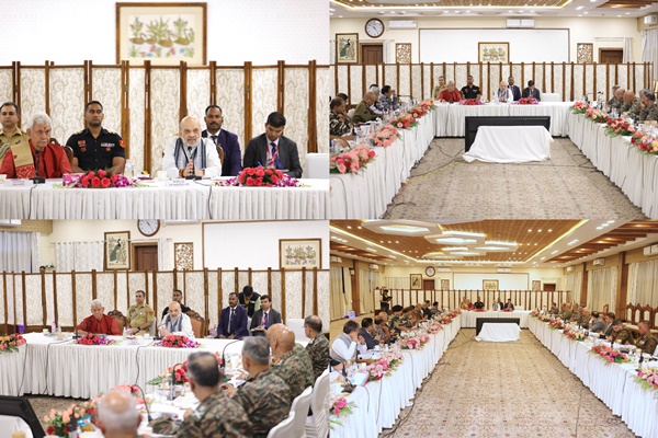 HM Amit Shah Calls for Zero Infiltration, Reviews Security and Development in J&K