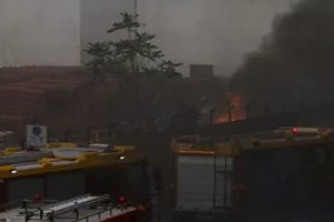 उत्तर-पूर्वी चीन में एक नर्सिंग होम में आग लगने से बीस लोगों की मौत हो गई है