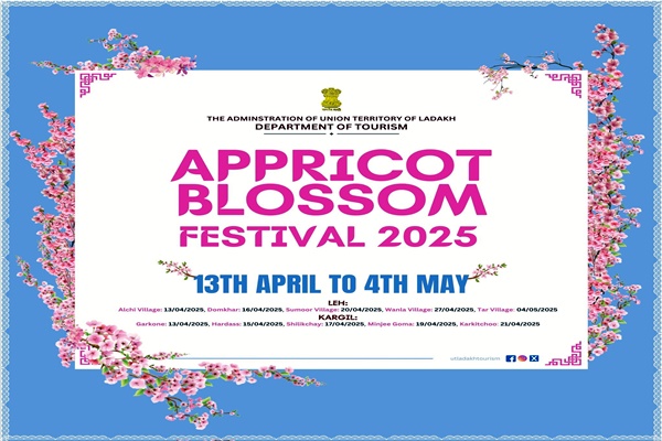 Ladakh celebrates Apricot Blossom Festival 2025 to boost eco-tourism