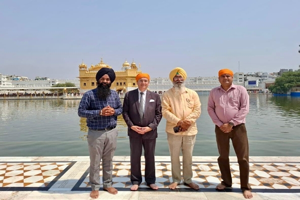 French Ambassador Dr. Thierry Mathou visits Golden Temple