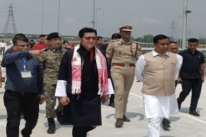 भूटान नरेश जिग्‍मे खेसर नामग्‍याल वांगचुक असम में