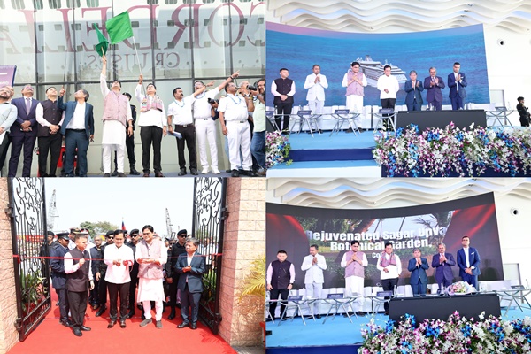 Union Minister Sarbananda Sonowal Flags Off Operations at India’s Largest Cruise Terminal in Mumbai