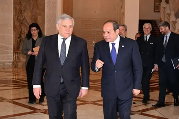 Egyptian President, Italian Foreign Minister discuss bilateral ties, regional issues