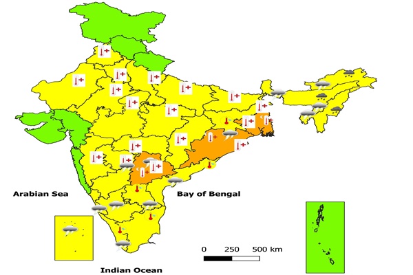 IMD issues heatwave alert for Northwest India; heavy rainfall expected in Northeast, Eastern states
