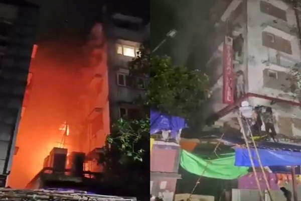 कोलकाता इथं एका हॉटेलला लागलेल्या आगीत १५ जणांचा मृत्यू