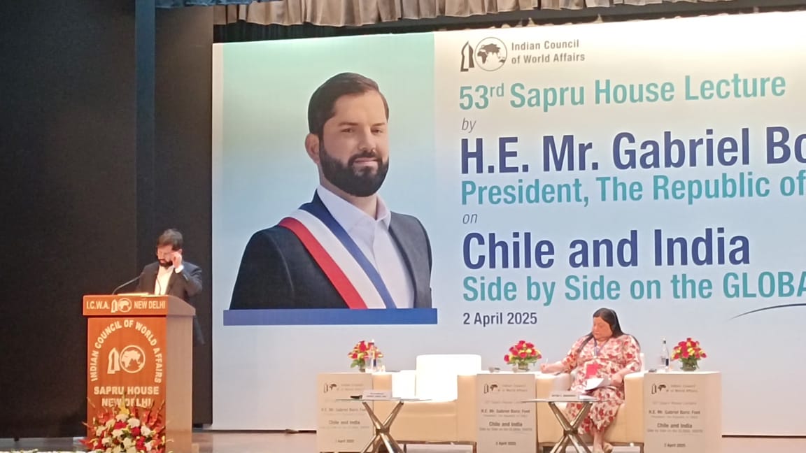 बहुपक्षवाद ही दुनिया के लिए भविष्य का रास्ता है: चिली के राष्ट्रपति गैब्रियल बोरिक फोंट