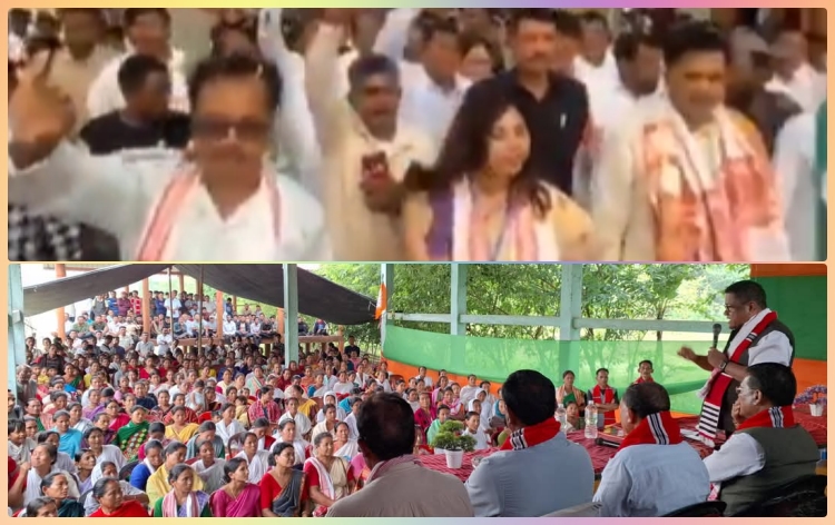 ৰাজ্যত প্ৰথম পৰ্যায়ৰ পঞ্চায়ত নিৰ্বাচনৰ বাবে ৰাজনৈতিক দলসমূহৰ নিৰ্বাচনী প্ৰচাৰ তুংগত
