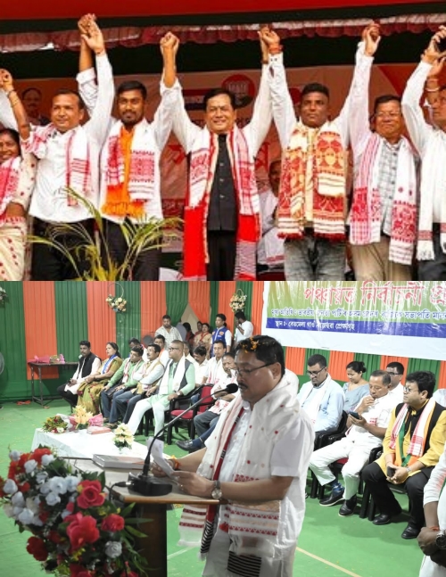 পঞ্চায়ত নিৰ্বাচনৰ বাবে ৰাজনৈতিক দলসমূহৰ তীব্ৰ প্ৰচাৰ অভিযান, বৰাকত মুখ্যমন্ত্ৰীৰ নিৰ্বাচনী প্ৰচাৰ