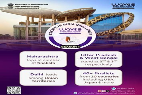 Create in India Challenge Gears Up for Grand Finale at WAVES 2025 in Mumbai