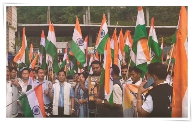 ৰাজ্যৰ বিভিন্ন প্ৰান্তত বিজেপিৰ ত্ৰিৰংগ যাত্রা অব্যাহত