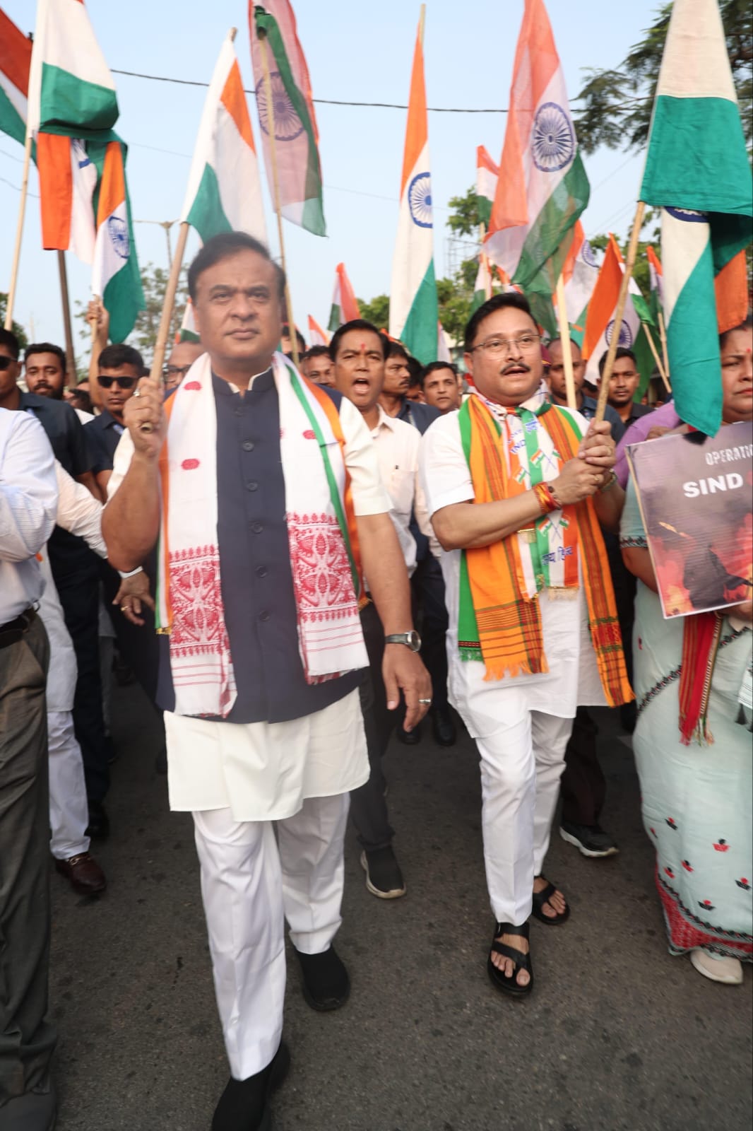 ৰাষ্ট্ৰজুৰি ১১ দিনীয়া শৌর্য সন্মান যাত্রা শীর্ষক ত্ৰিৰংগ যাত্রা কাৰ্যসূচী