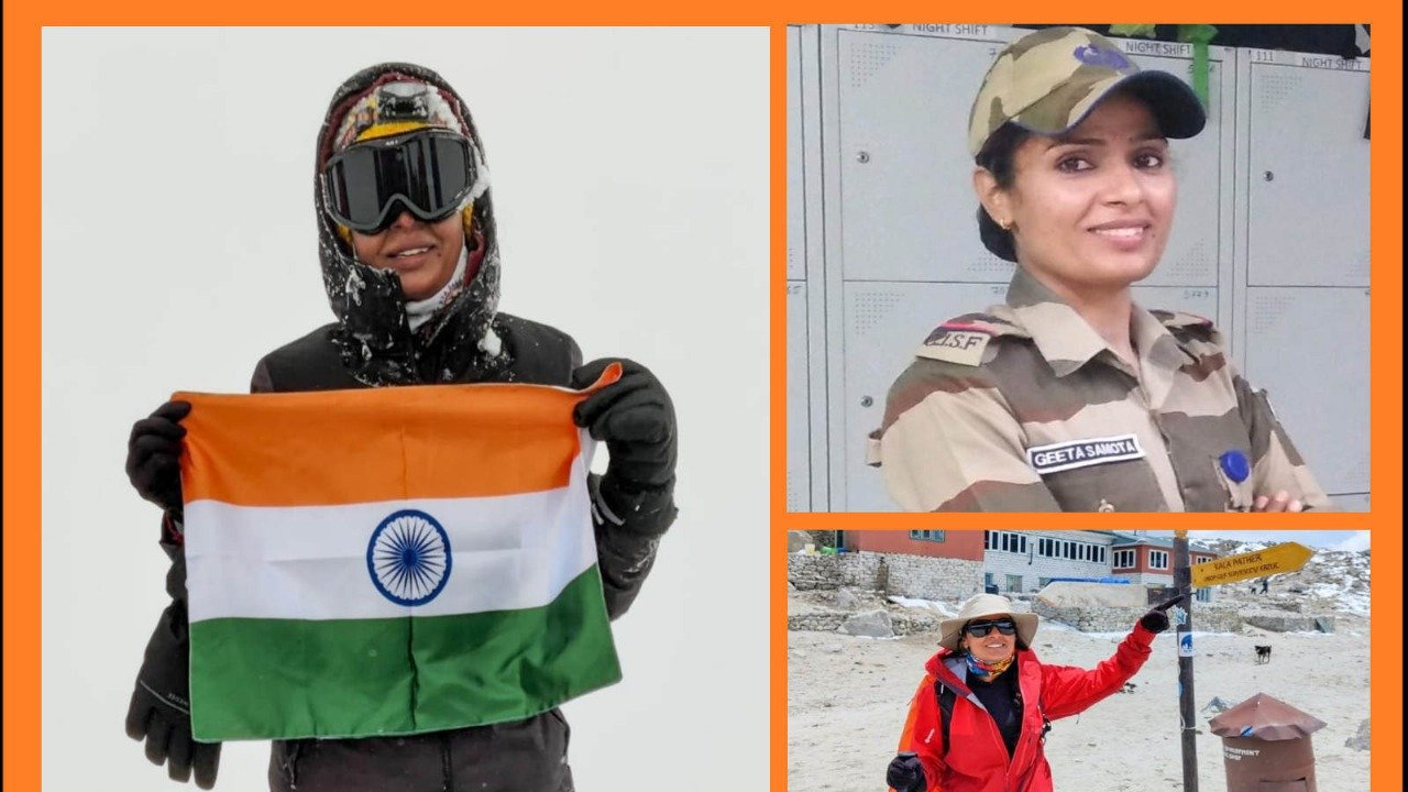 CISF অফিসার হিসাবে প্রথমবার মাউন্ট এভারেস্টের চূড়ায় পা দিলেন সাবইন্সপেক্টর গীতা সামোতা