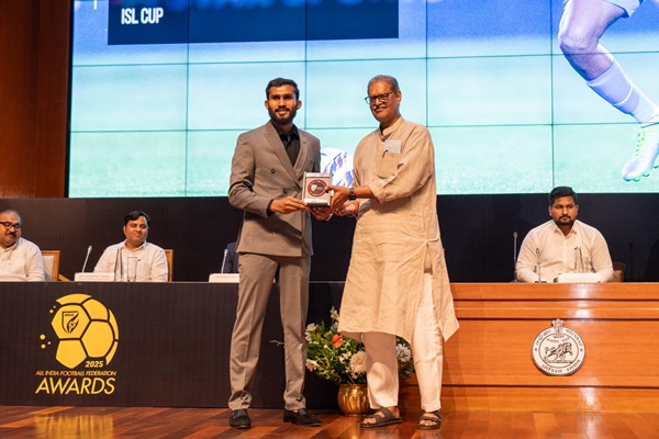 Subhasish Bose named Men’s Player of the Year at All India Football Federation Awards 2025