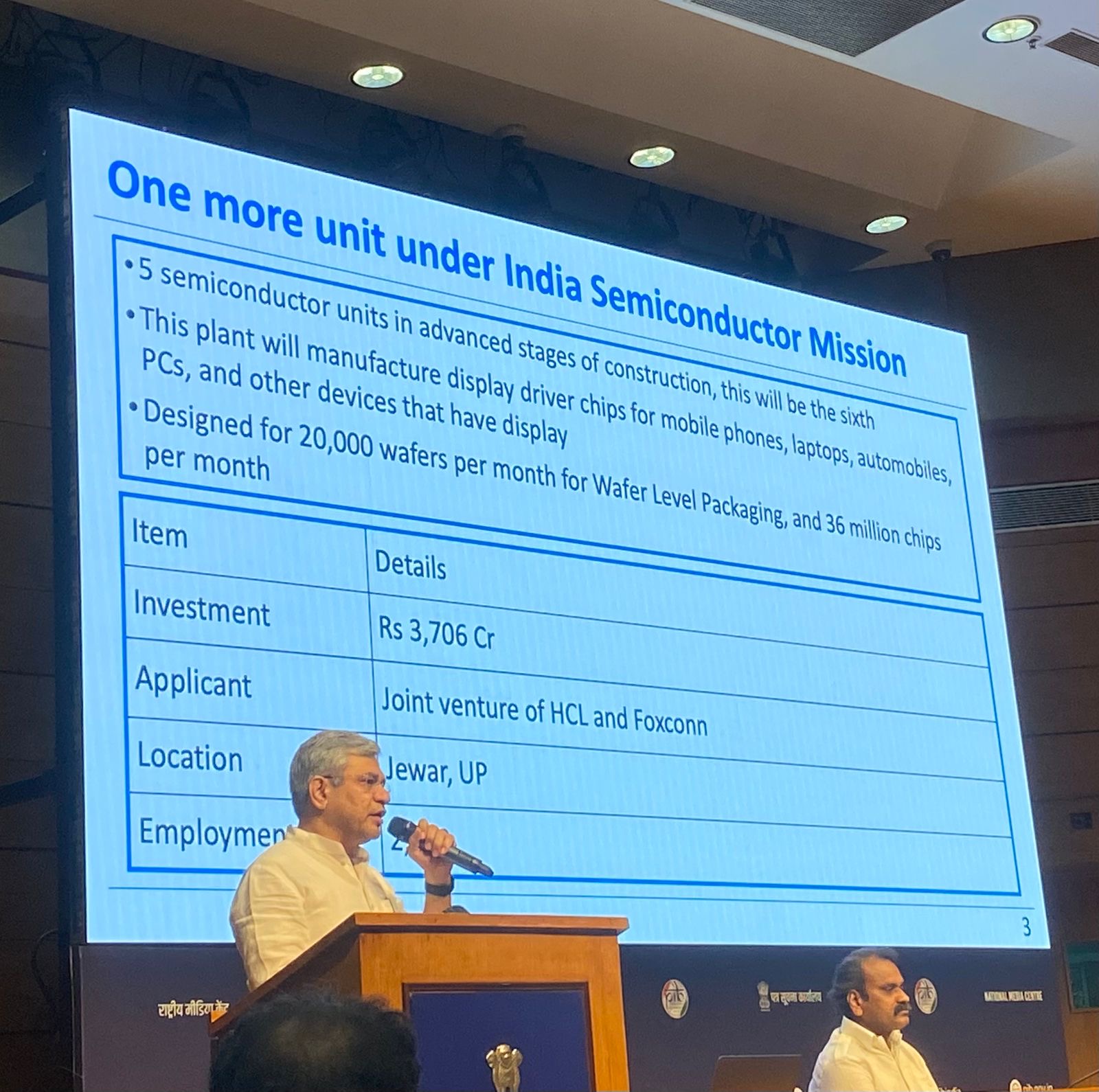 सरकार ने उत्तर प्रदेश में जेवर हवाई अड्डे के पास एक सेमीकंडक्टर इकाई स्थापित करने की स्‍वीकृति दी