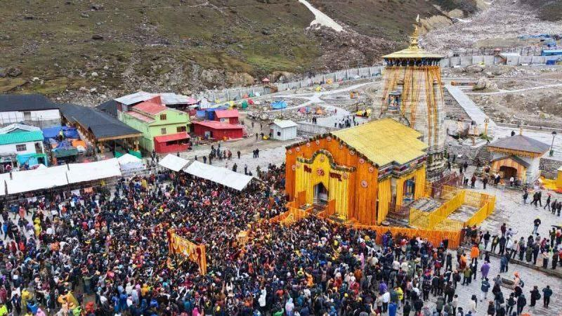 उत्तराखंड के केदारनाथ के दर्शन के लिए श्रद्धालुओं में भारी उत्साह