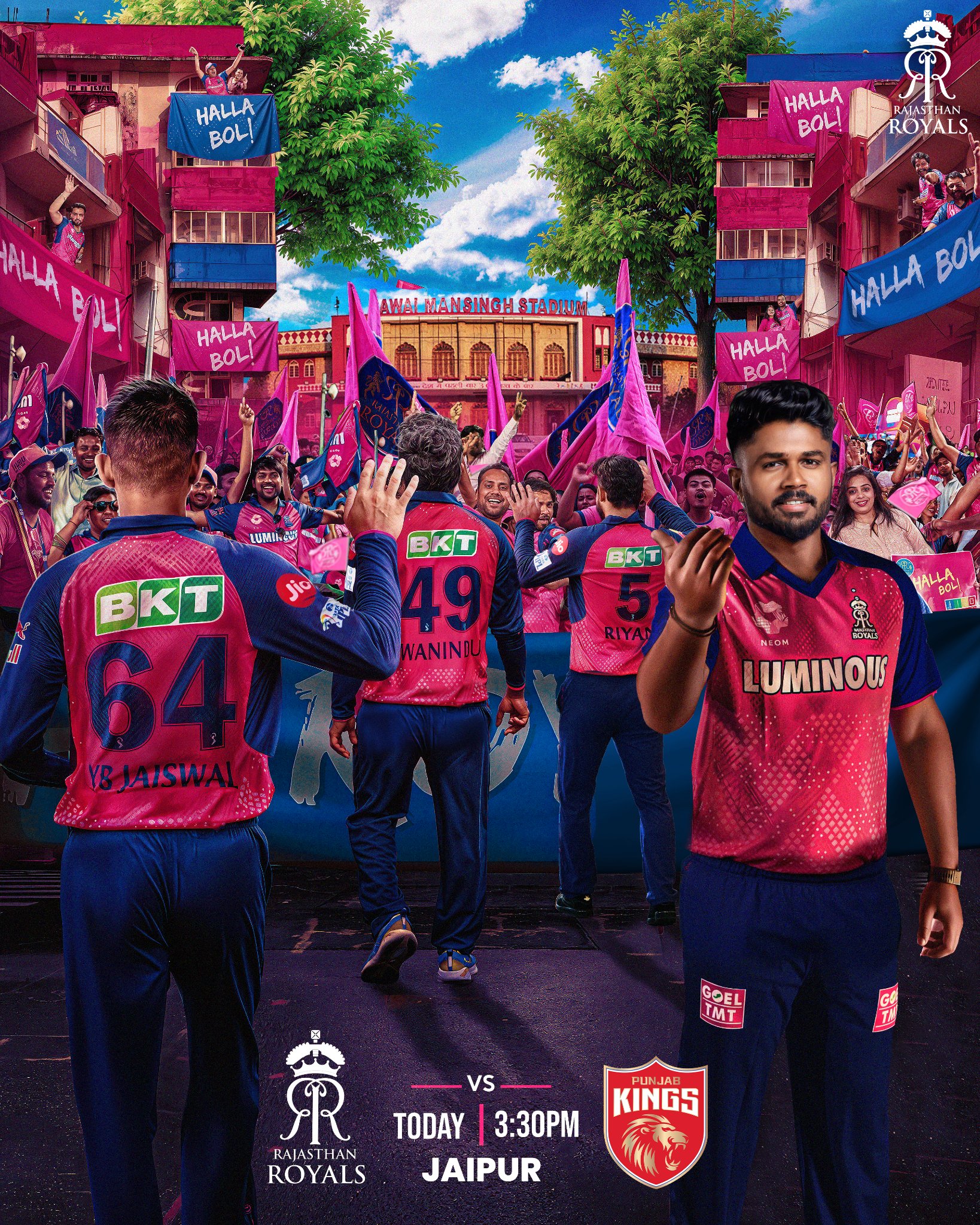 IPL 2025: Rajasthan Royals to take on Punjab Kings today; Match between Delhi Capitals and Gujarat Titans