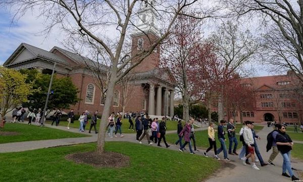 Trump administration cuts off new  federal grants to Harvard University