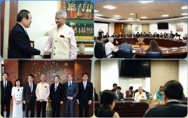 কেন্দ্ৰীয় মন্ত্ৰী জয়শংকৰে জাপানৰ প্ৰতিনিধি সংসদৰ অধ্যক্ষ ফুকুচিৰো নুকাগা, সংসদীয় সতীৰ্থ আৰু ব্যৱসায়িক প্ৰতিনিধিক সাক্ষাৎ কৰে