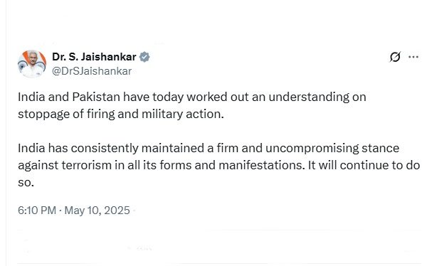 World leaders praise ceasefire between India and Pakistan 